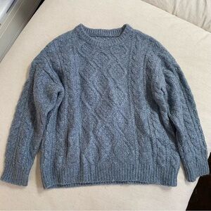 Daily drills oversized Cableknit sweater